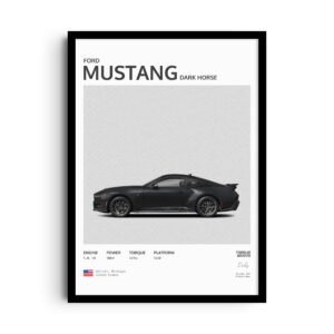 Ford Mustang Dark Horse S650 Shadow Black